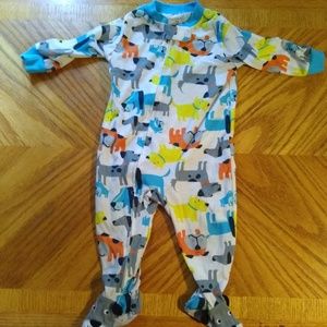 12 mth Carter's puppy footie pajamas